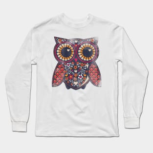 Floral Owl Long Sleeve T-Shirt